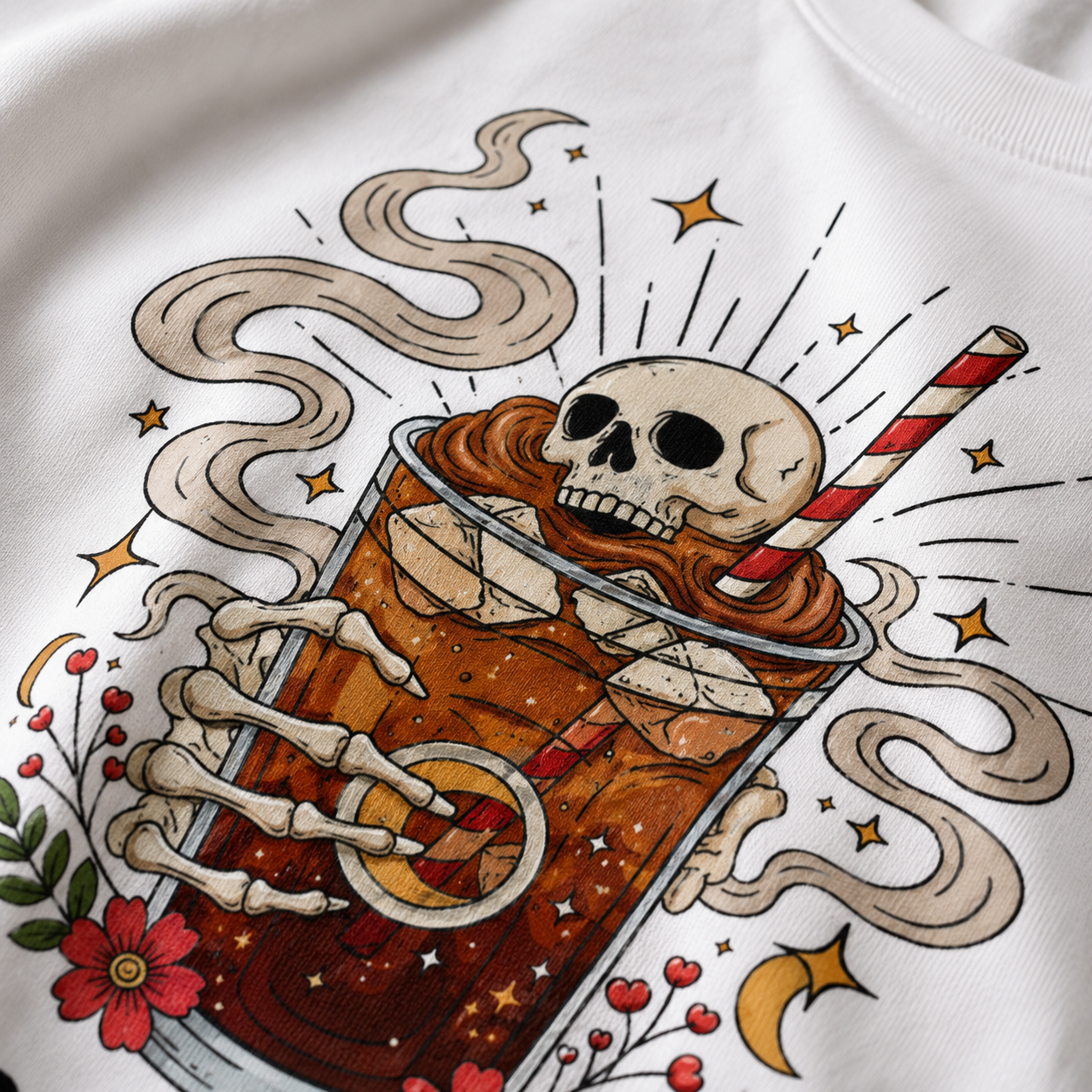 Coffee First People Never T-Shirt | Funny Skeleton Tee | Introvert Coffee Lover Gift | Antisocial Shirt | Unisex