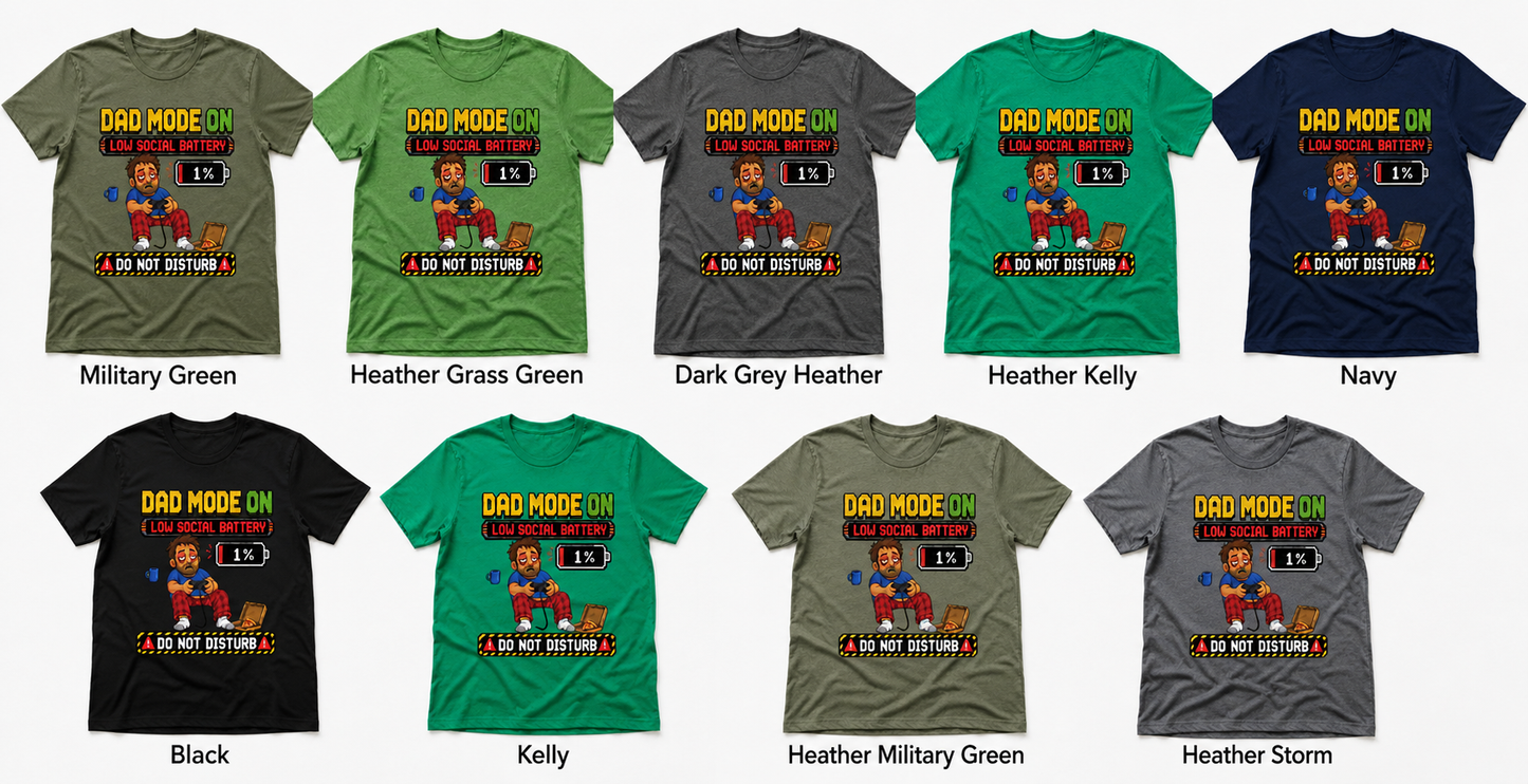 Funny Dad Mode Gamer T-Shirt | Gaming Dad Tee | Gamer Father Gift | Do Not Disturb Shirt | Unisex