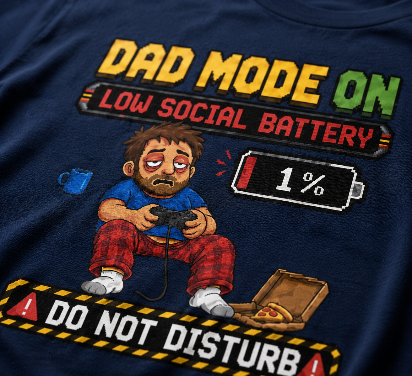 Funny Dad Mode Gamer T-Shirt | Gaming Dad Tee | Gamer Father Gift | Do Not Disturb Shirt | Unisex
