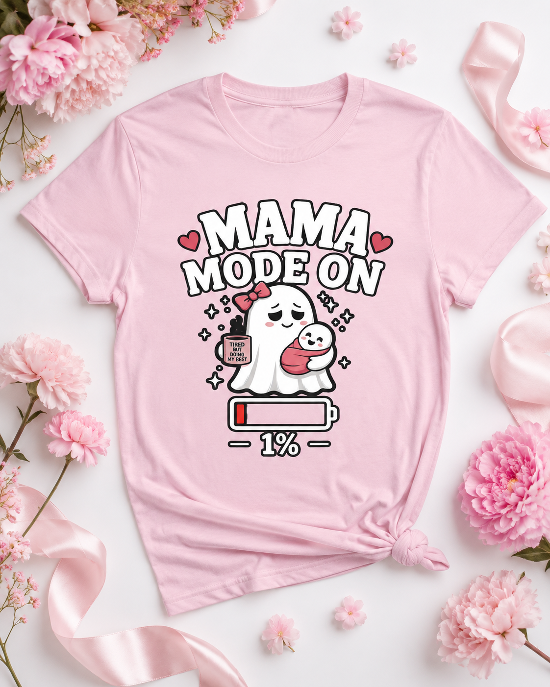 Mom Mode On T-Shirt | Funny Mom Tee | Mother Gift | Tired Mom Shirt | Unisex