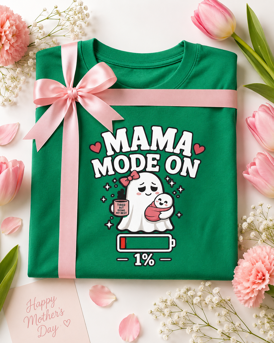 Mom Mode On T-Shirt | Funny Mom Tee | Mother Gift | Tired Mom Shirt | Unisex