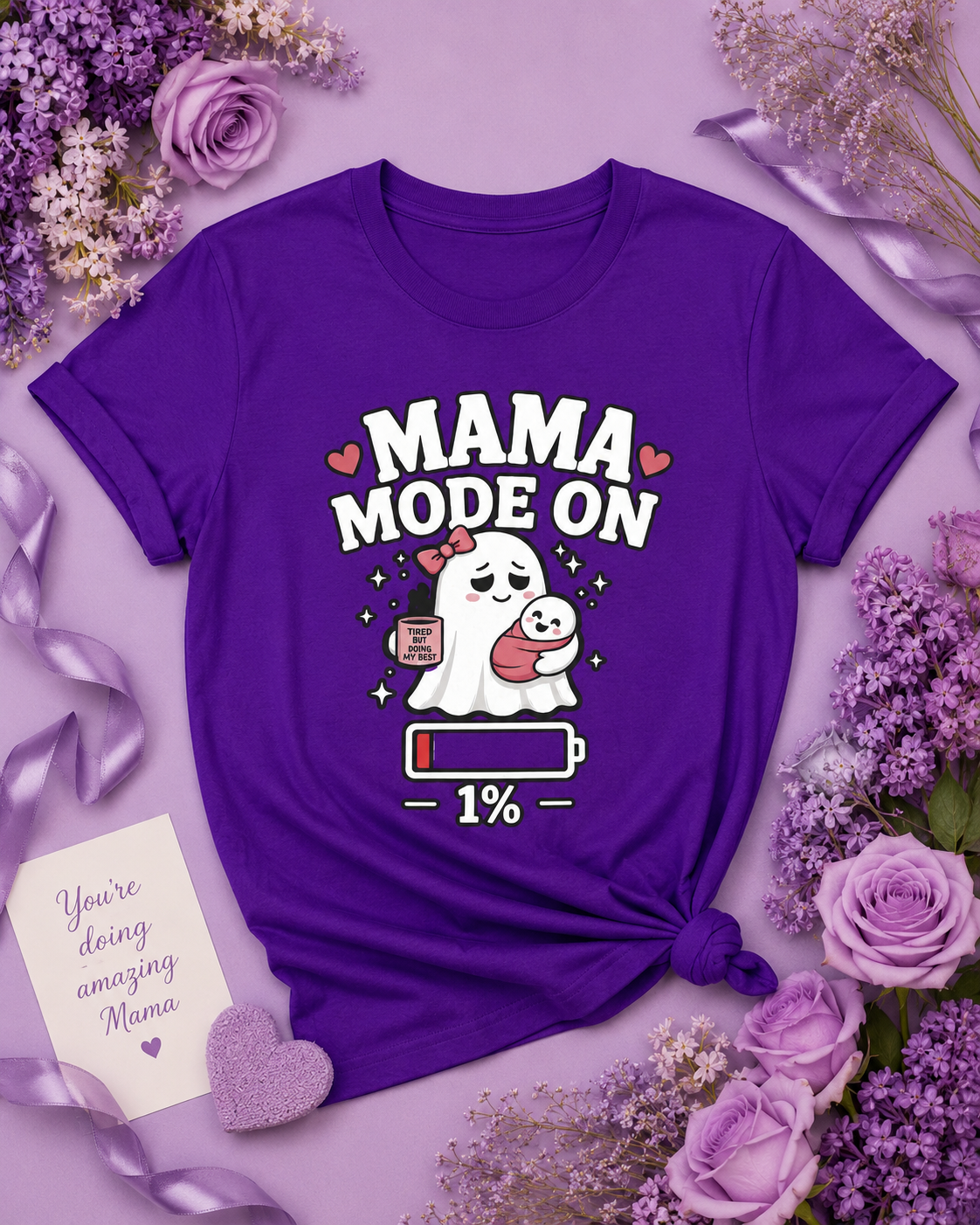 Mom Mode On T-Shirt | Funny Mom Tee | Mother Gift | Tired Mom Shirt | Unisex