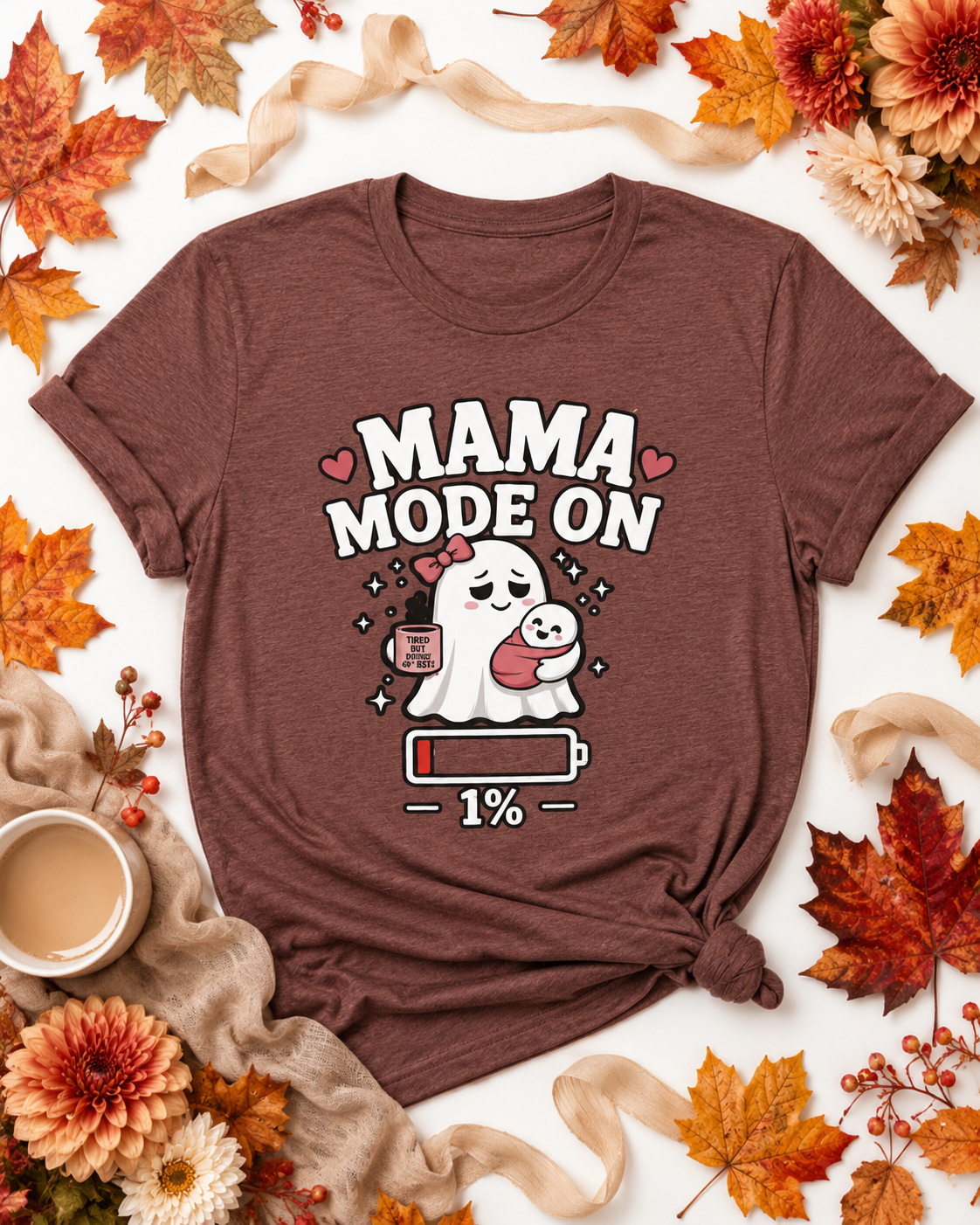 Mom Mode On T-Shirt | Funny Mom Tee | Mother Gift | Tired Mom Shirt | Unisex