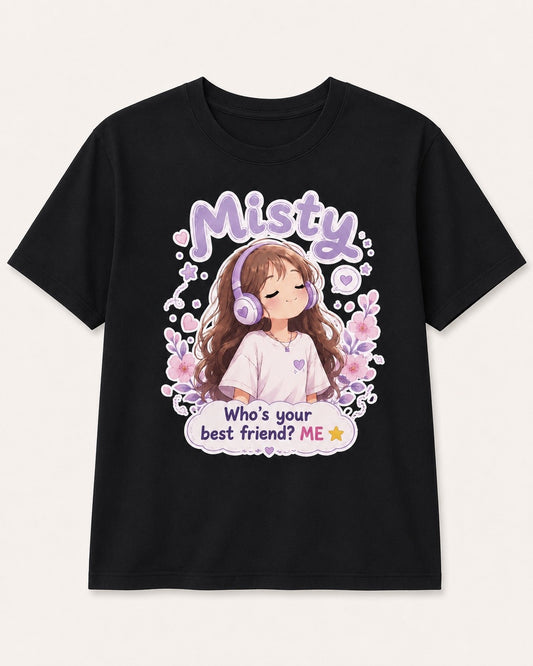Be Your Own Best Friend T-Shirt | Misty Kawaii Tee | Self Love Gift | Positive Mindset Shirt | Unisex