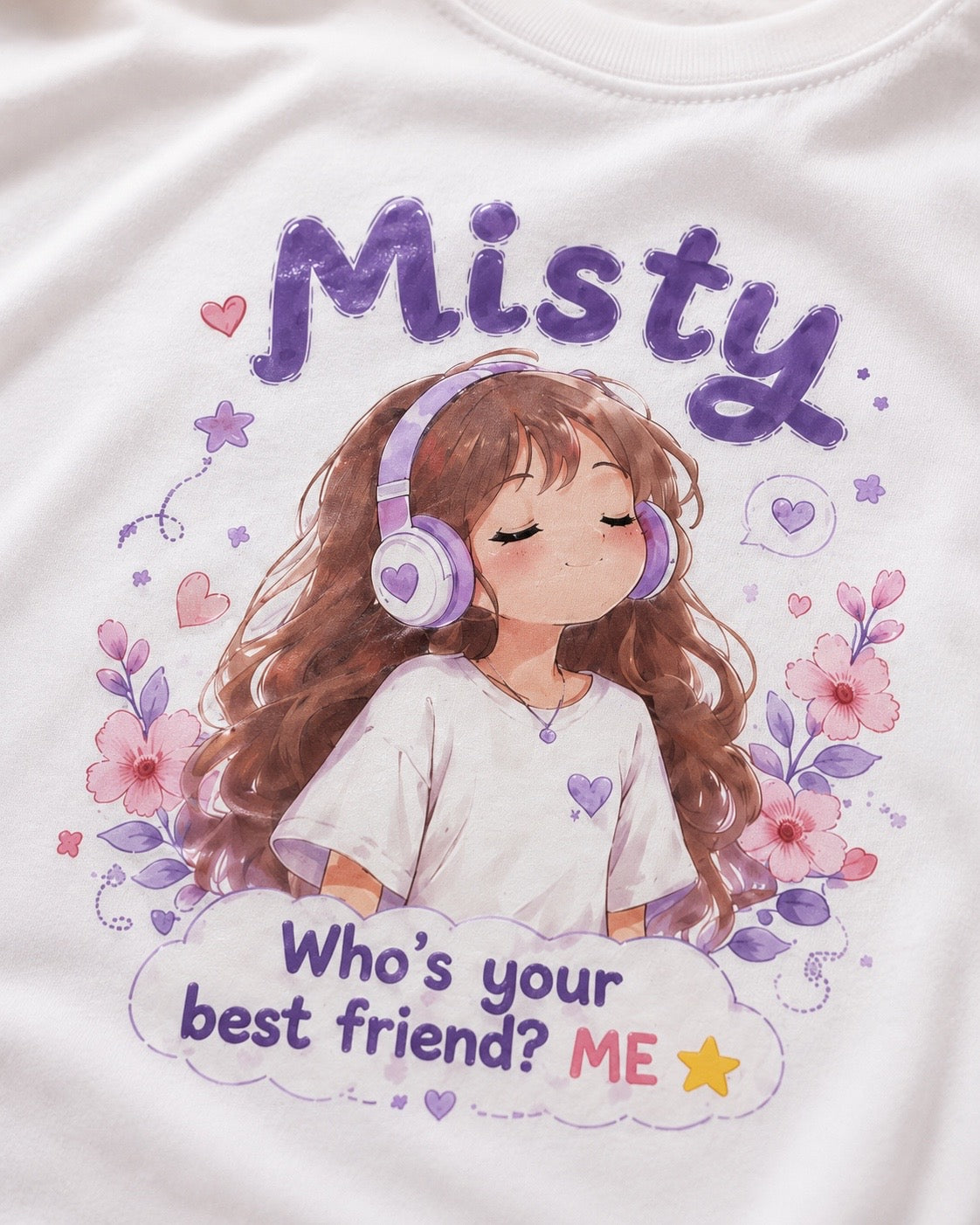 Be Your Own Best Friend T-Shirt | Misty Kawaii Tee | Self Love Gift | Positive Mindset Shirt | Unisex